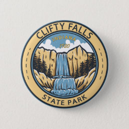 Clifty Falls State Park Indiana Badge Button