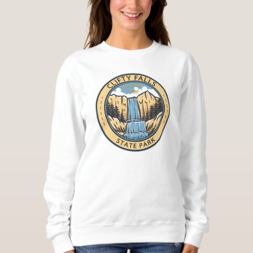Clifty Falls State Park Indiana Badge Sweatshirt