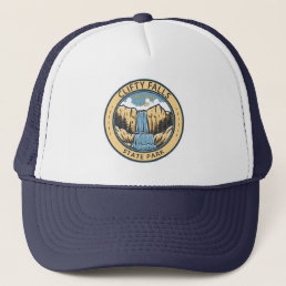 Clifty Falls State Park Indiana Badge Trucker Hat