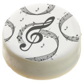 Climactic G Clef Chocolate Covered Oreo (Angled)