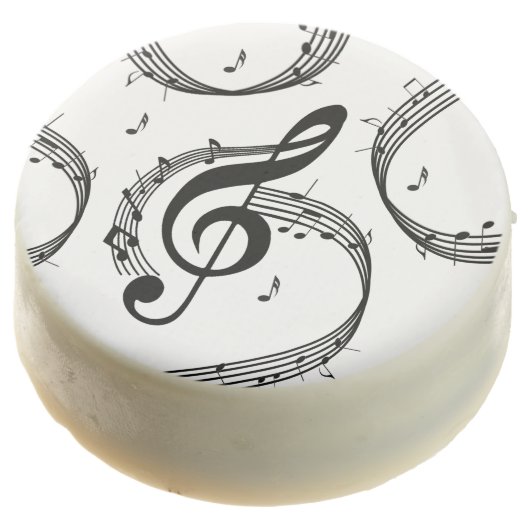 Climactic G Clef Chocolate Covered Oreo (Angled)