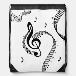 Climactic G Clef Drawstring Bag
