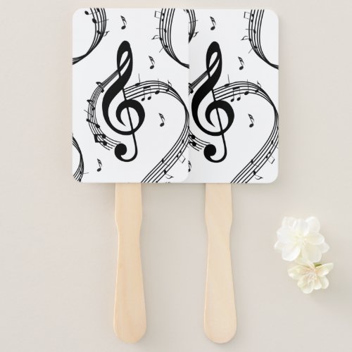 Climactic G Clef Hand Fan