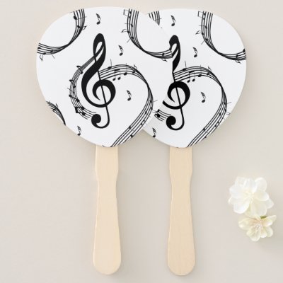Climactic G Clef Hand Fan