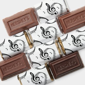 Climactic G Clef Hershey's Miniatures by LwoodMusic at Zazzle