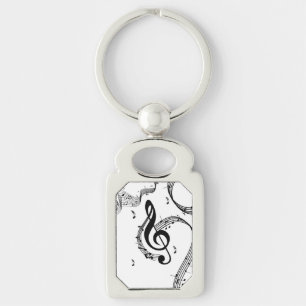 Climactic G Clef Keychain