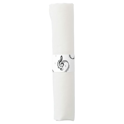 Climactic G Clef Metal Print Napkin Bands