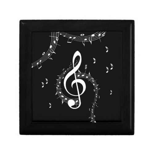 Climactic G Clef Music Black Gift Box