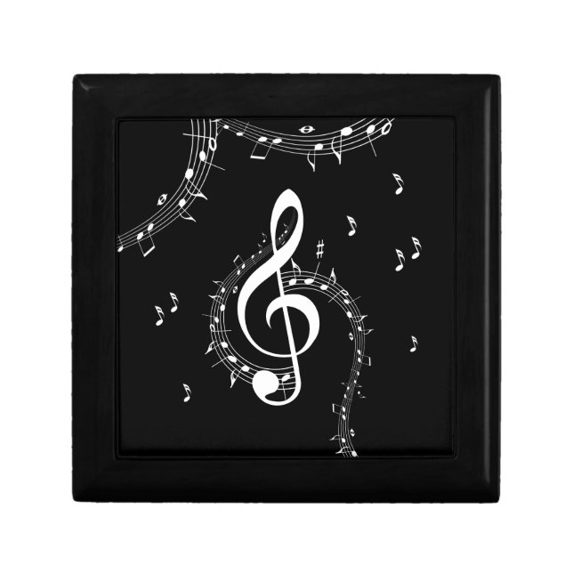 Climactic G Clef Music Black Gift Box (Front)