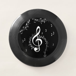 Climactic G Clef Music Black Wham-O Frisbee