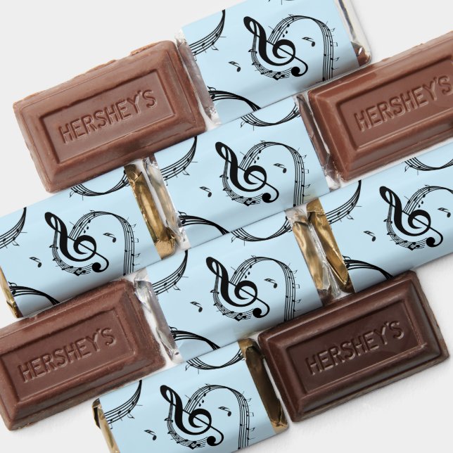 Climactic G Clef Music Blue Hershey's Miniatures (Assorted)