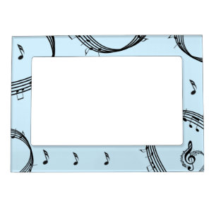 Climactic G Clef Music Blue Magnetic Frame