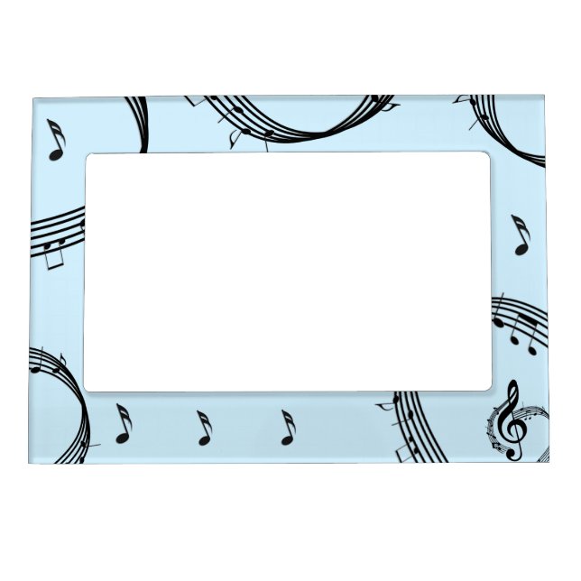 Climactic G Clef Music Blue Magnetic Frame (Front)