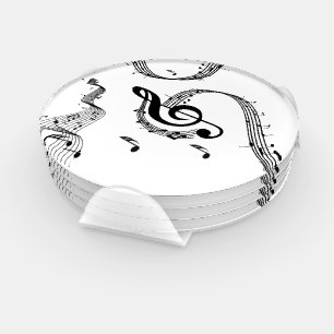 Climactic G Clef Music Coaster Set