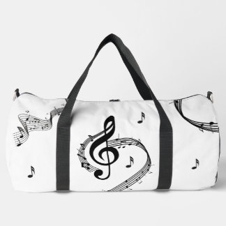 Climactic G Clef Music Duffle Bag