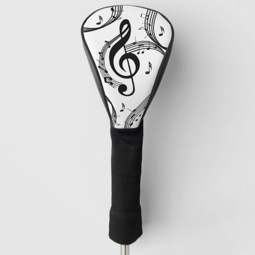 Climactic G Clef Music Golf Head Cover