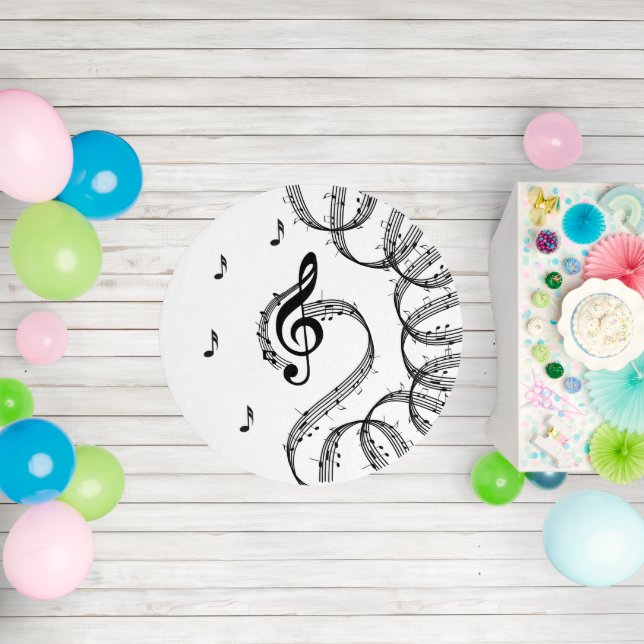 Climactic G Clef Music Outdoor Rug (Insitu (Birthday))