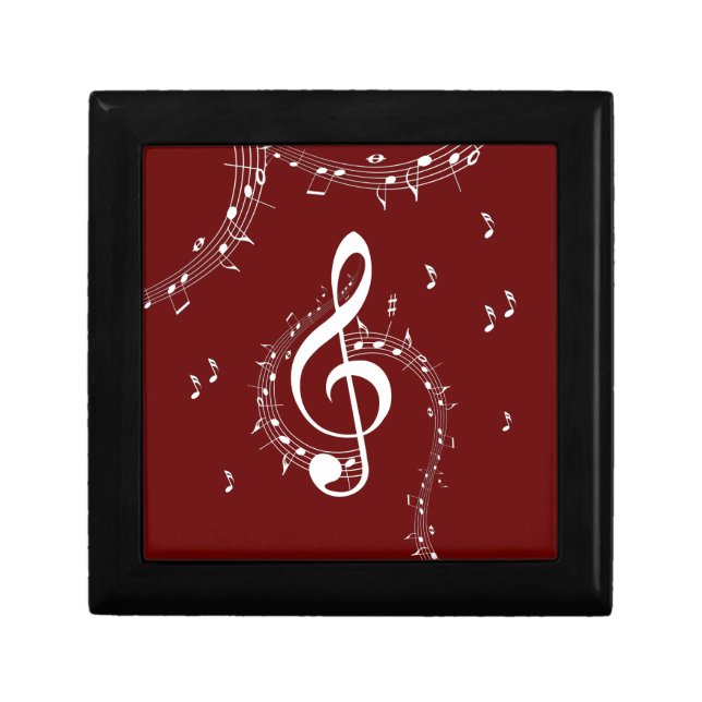 Climactic G Clef Music Red Gift Box (Front)