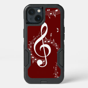 Climactic G Clef Music Red iPhone 13 Case