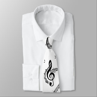 Climactic G Clef Neck Tie