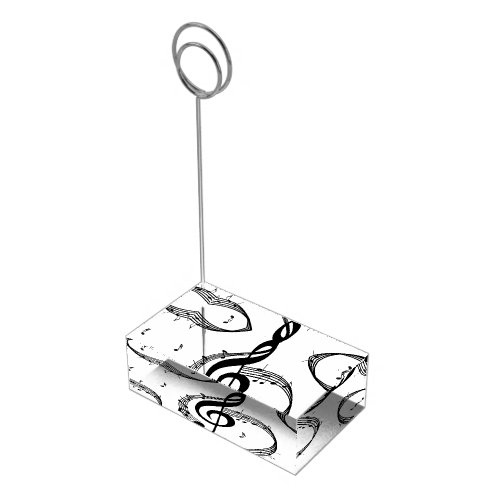 Climactic G Clef Place Card Holder