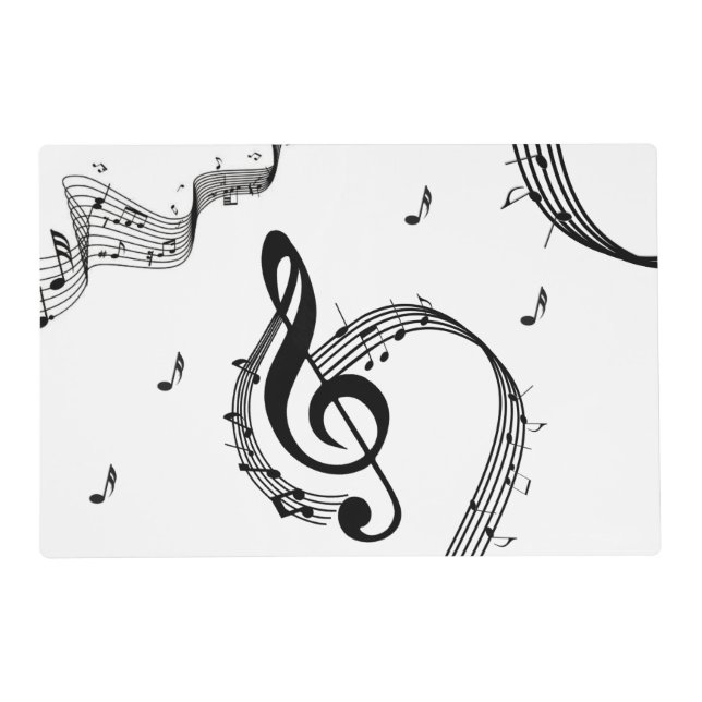 Climactic G Clef Placemat (Back)