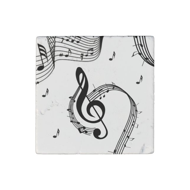 Climactic G Clef Stone Magnet (Front)