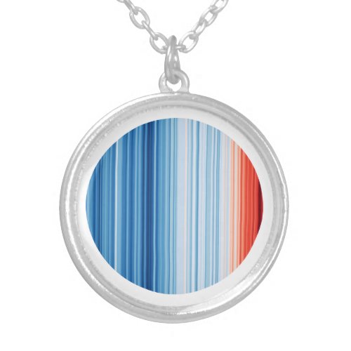 Climate Action Now Global Warming Environmental Silver Plated Necklace