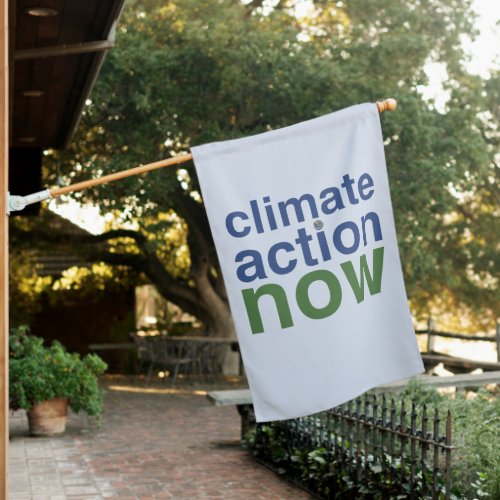 Climate Action Now House Flag