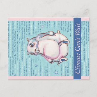 Climate Can't Wait Polar Bear Postcard