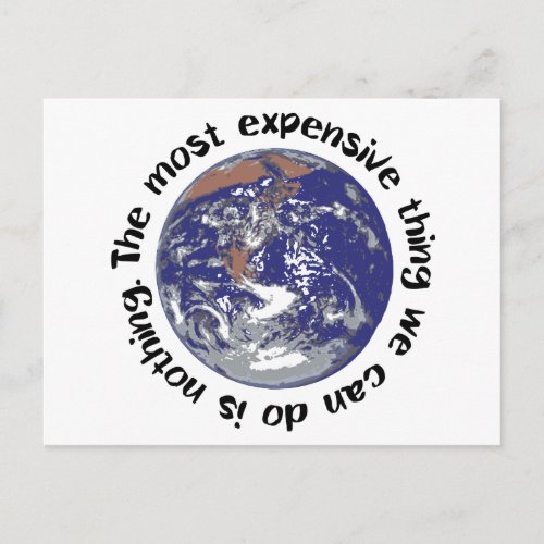 Climate Change Action  Expensive Postcard