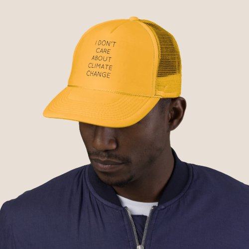 Climate Change Apathy Hat