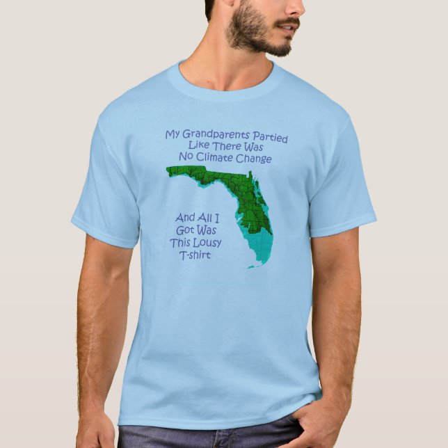 Climate Change - Blue T-Shirt (Front)