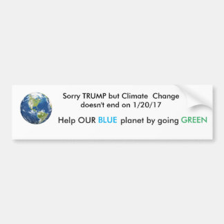 Climate Change Bumper Sticker