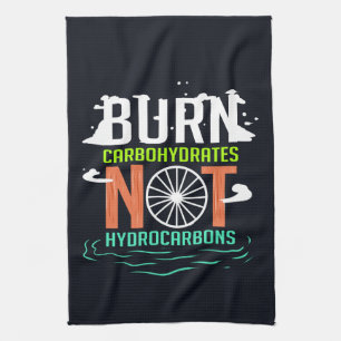 Climate Change Burn Carbohydrates Not Hydrocarbons Kitchen Towel