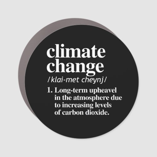 Climate Change Car Magnet