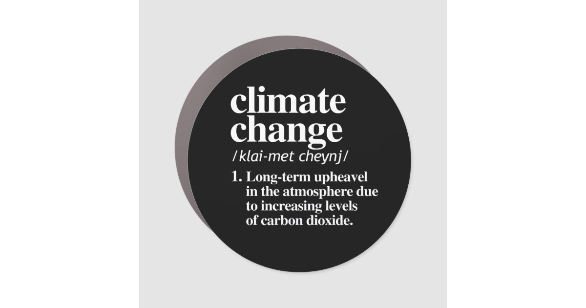 Climate Change Car Magnet | Zazzle