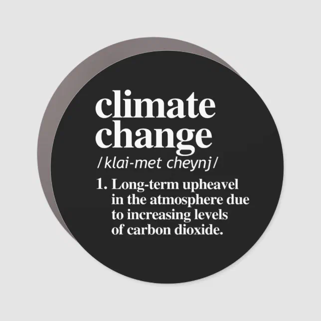 Climate Change Car Magnet | Zazzle