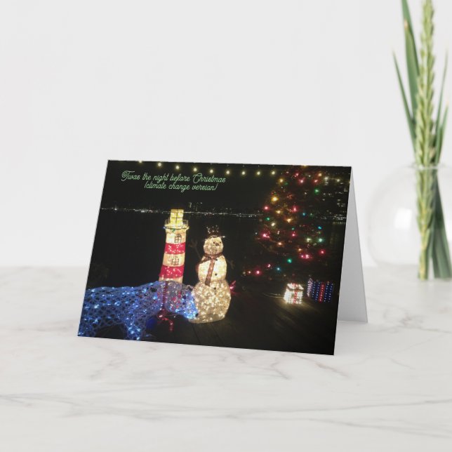 Climate change Christmas card (Front)