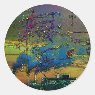 Climate Change Classic Round Sticker