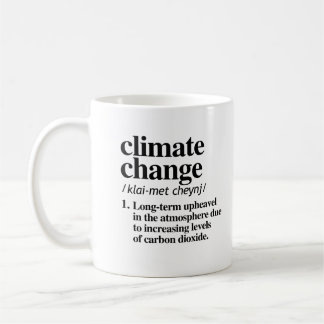 Climate Change Definition Coffee Mug