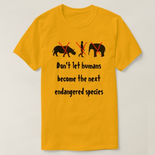 Climate change Endangered Species T_Shirt