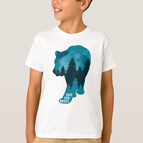 Climate Change Environmental Protection Bear T_Shirt