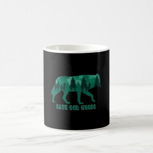 Climate Change Environmental Protection Wolf Coffee Mug