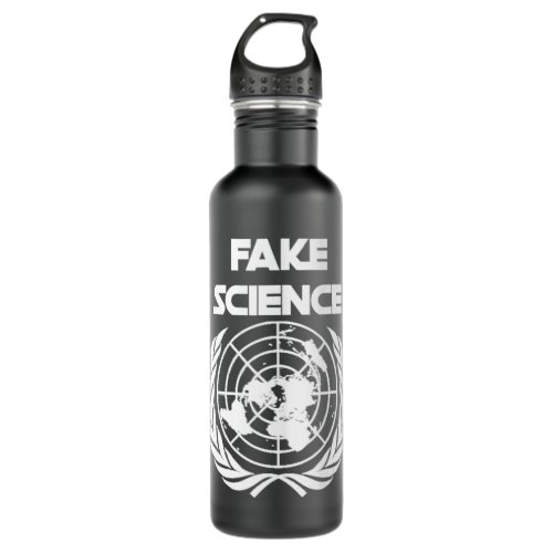 Climate Change Fake Science Un Political Humorpng Stainless Steel Water Bottle