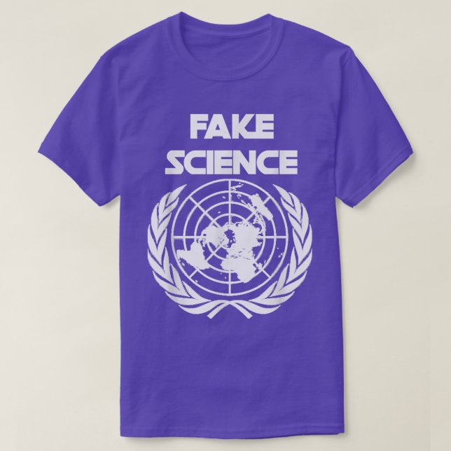Climate Change Fake Science UN Political Humor  T-Shirt (Design Front)