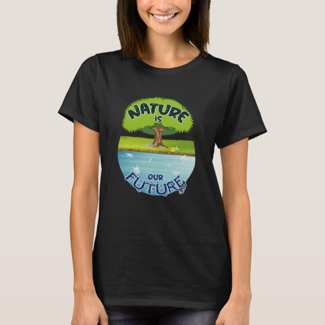 Climate Change Future Planet Earth CO2 Gift Idea T-Shirt (Front)