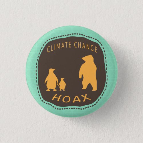 Climate Change Hoax Button