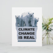 CLIMATE CHANGE IS REAL (Standing Front)