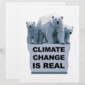 CLIMATE CHANGE IS REAL (Front/Back)